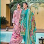 Riaz ombre Karachi lawn cambric suit