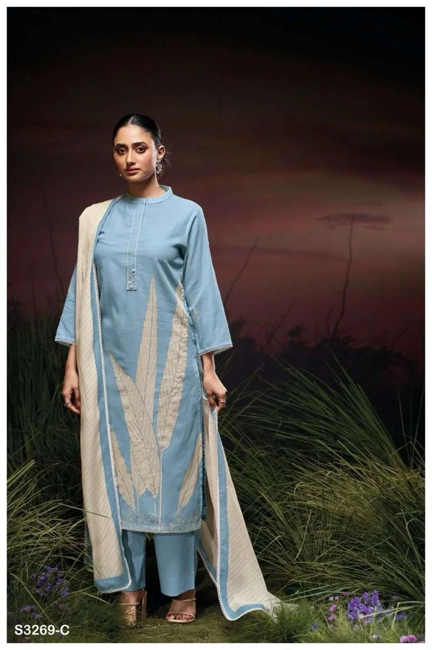 Ganga kacie 3269 ladies wholesaler suit in chandni chowk