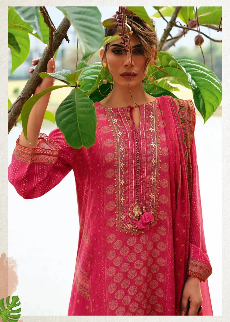 Varsha ajrakh 2 viscose muslin suit