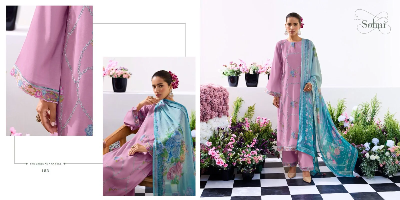 Kimora sohani heart ladies designer suits in Bangalore