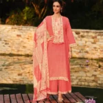 Varsha feather ladies cotton wholesaler suit