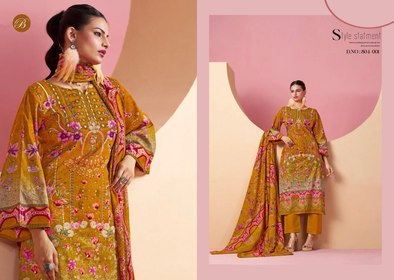 Belliza ruksana designer collection suits