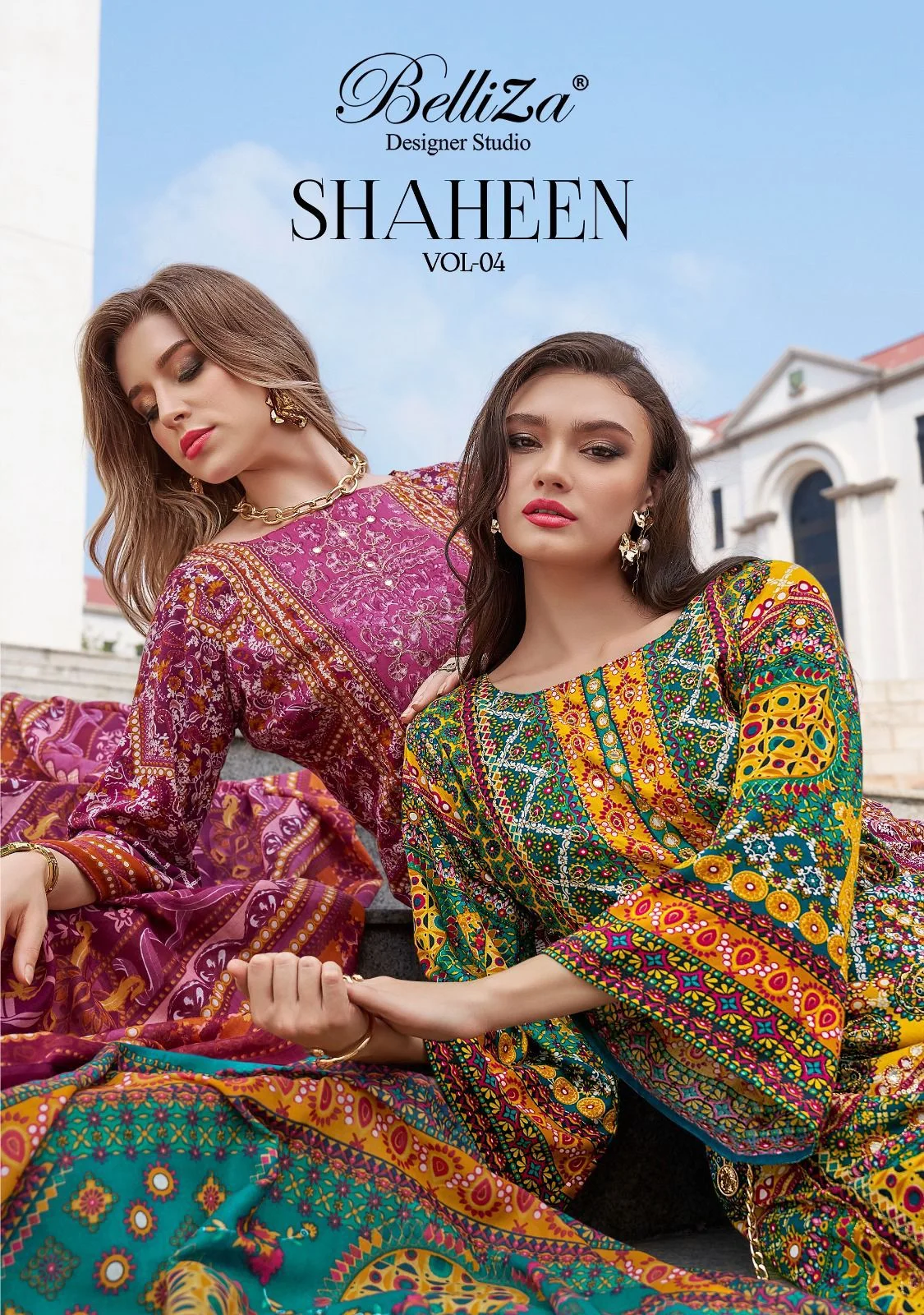 Belliza shaheen 4 ladies designer suit