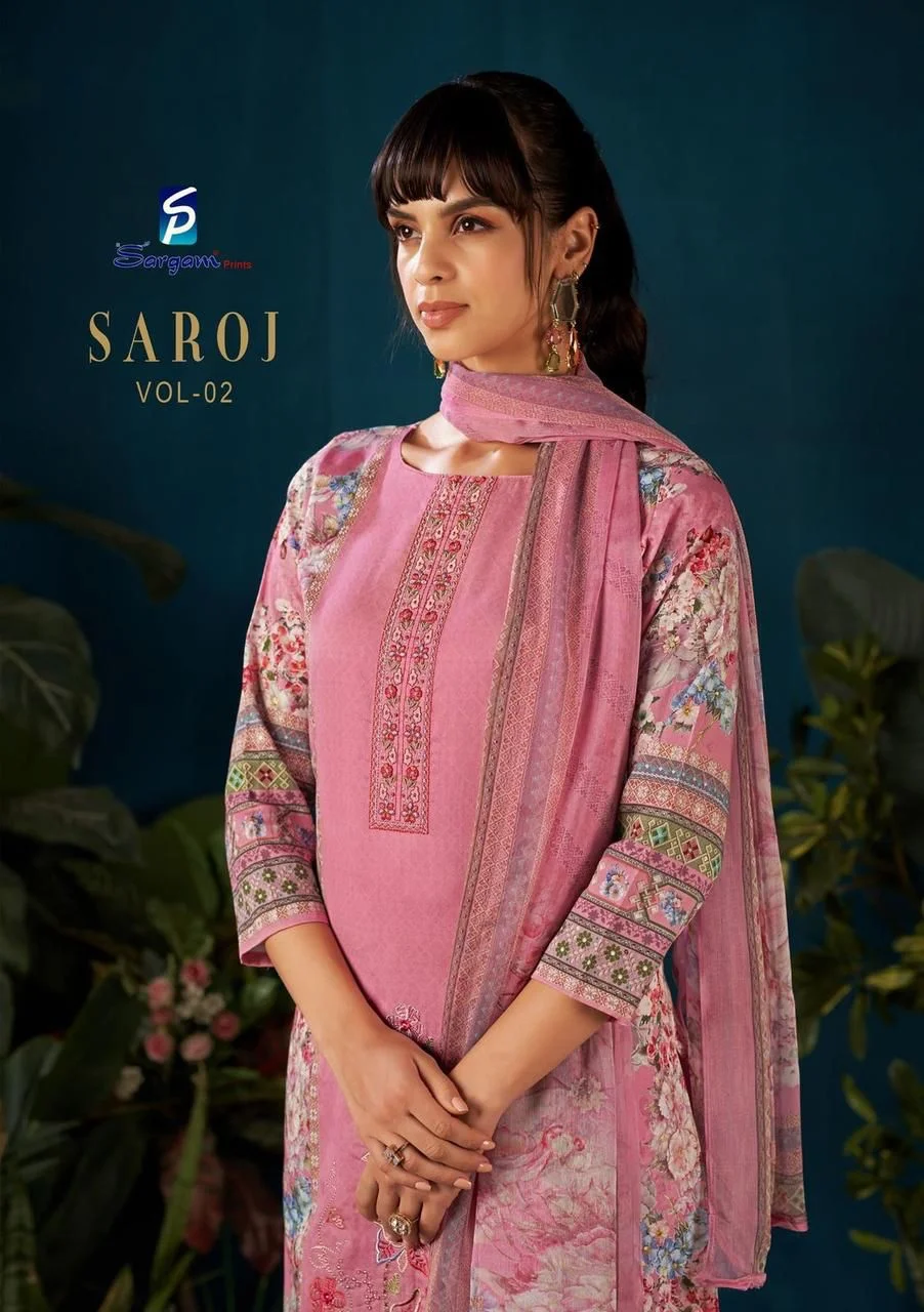 Sargam saroj 2 cotton digital print suits