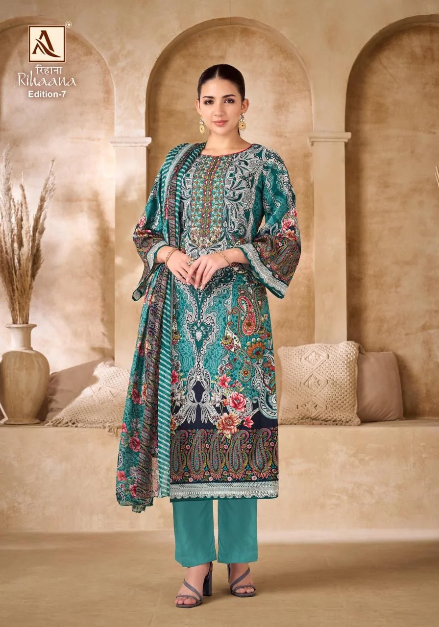 Alok rihaana 7 Pakistani print suits