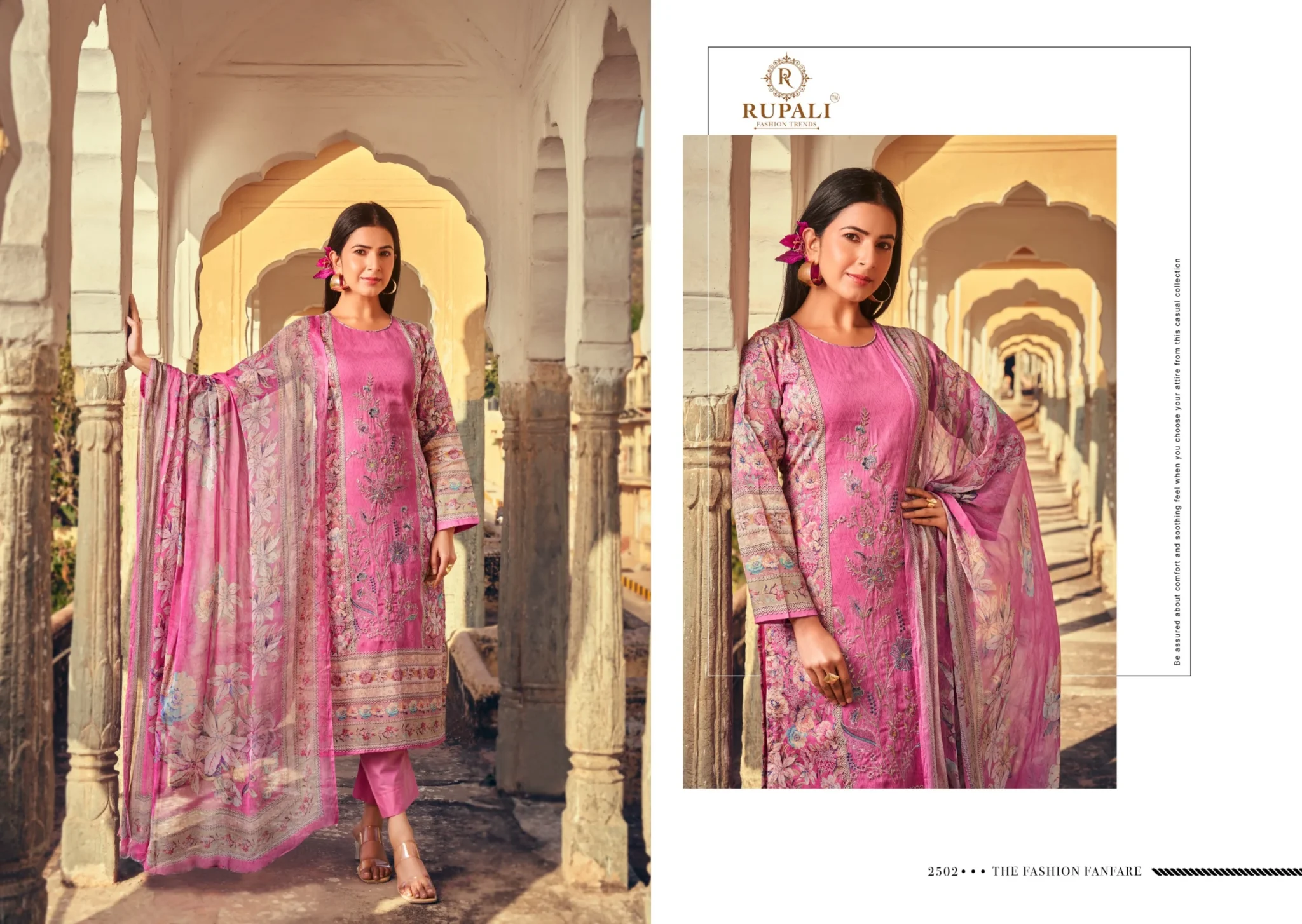 Rupali shaili heavy embroidery suit