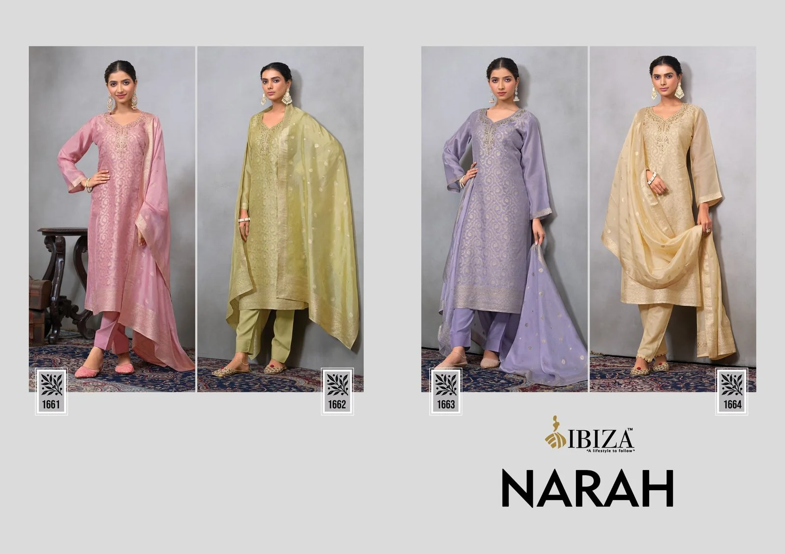 Ibiza narah ladies handwork wholesaler suits