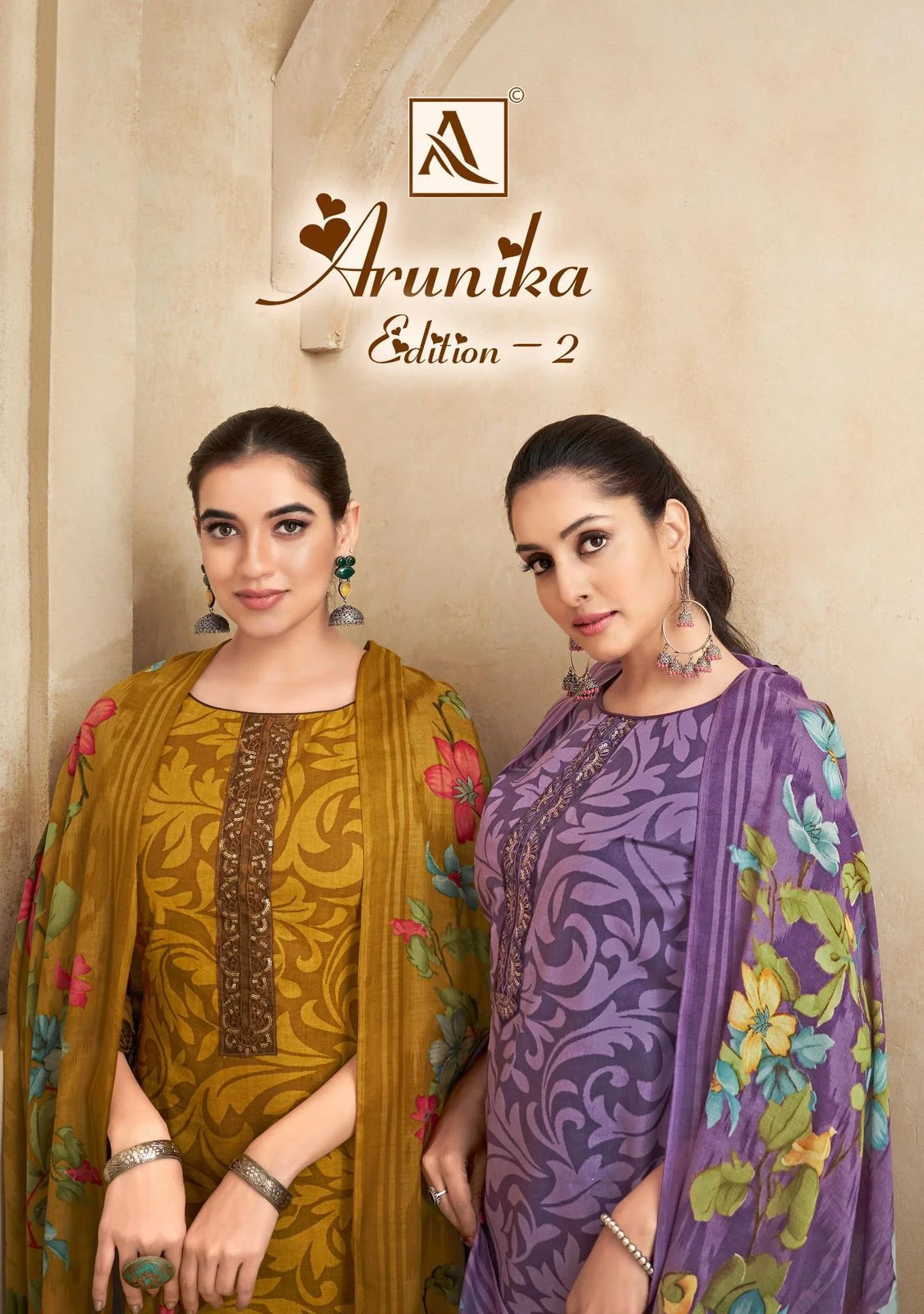 Alok arunika 2 ladies designer suit