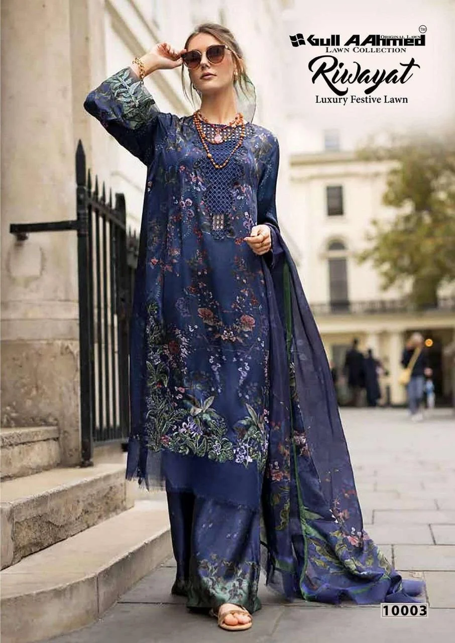 Gull aahmed riwayat 10 Pakistani style suit