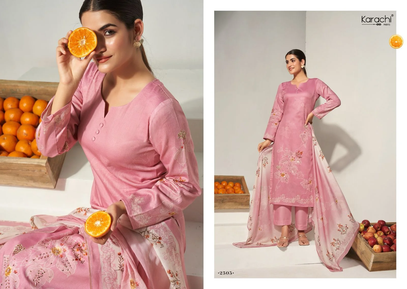 Kesar Karachi jhalak ladies wholesaler suit in Delhi