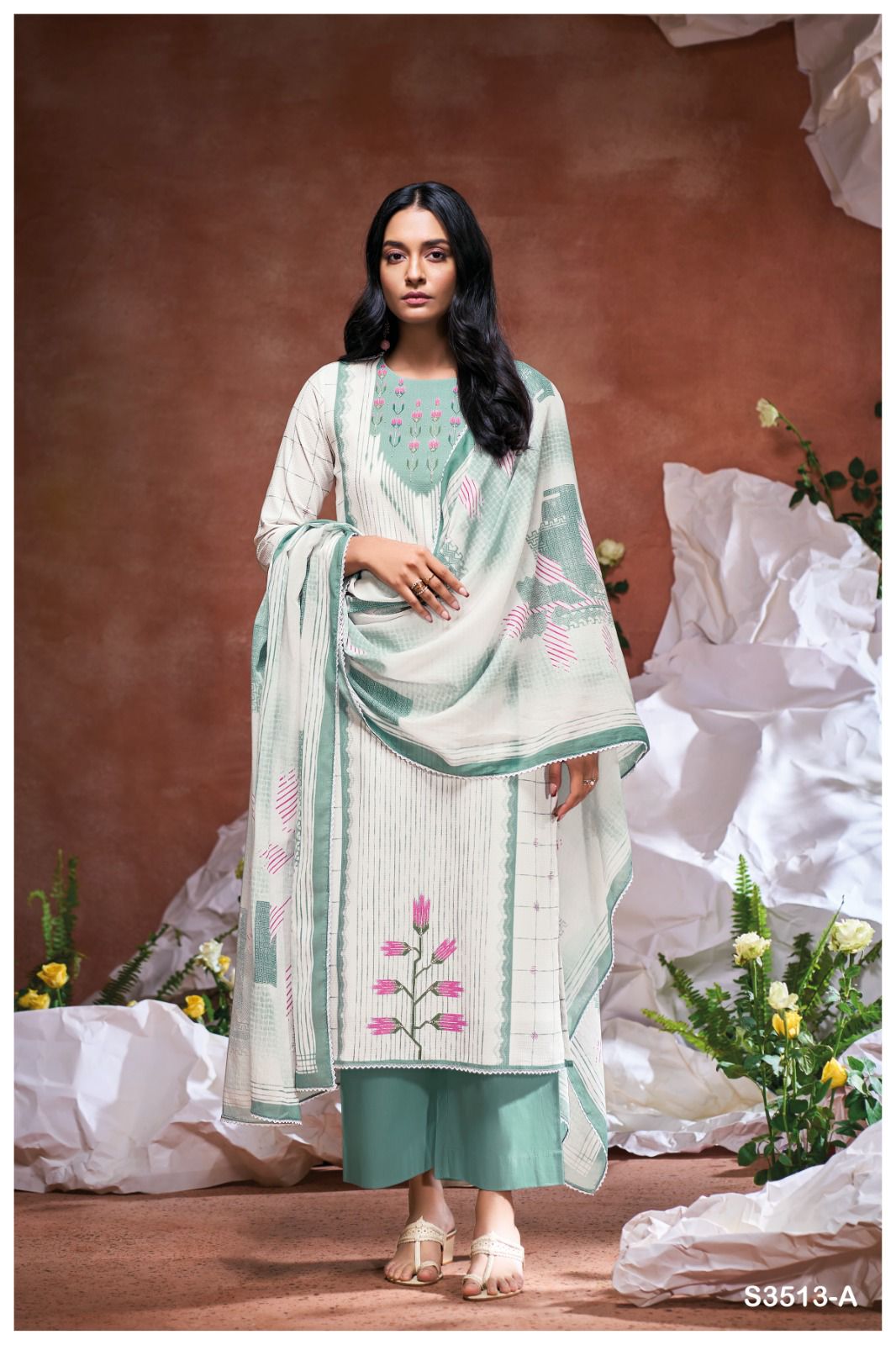 Ganga hailie 3513 ladies suits manufacturer