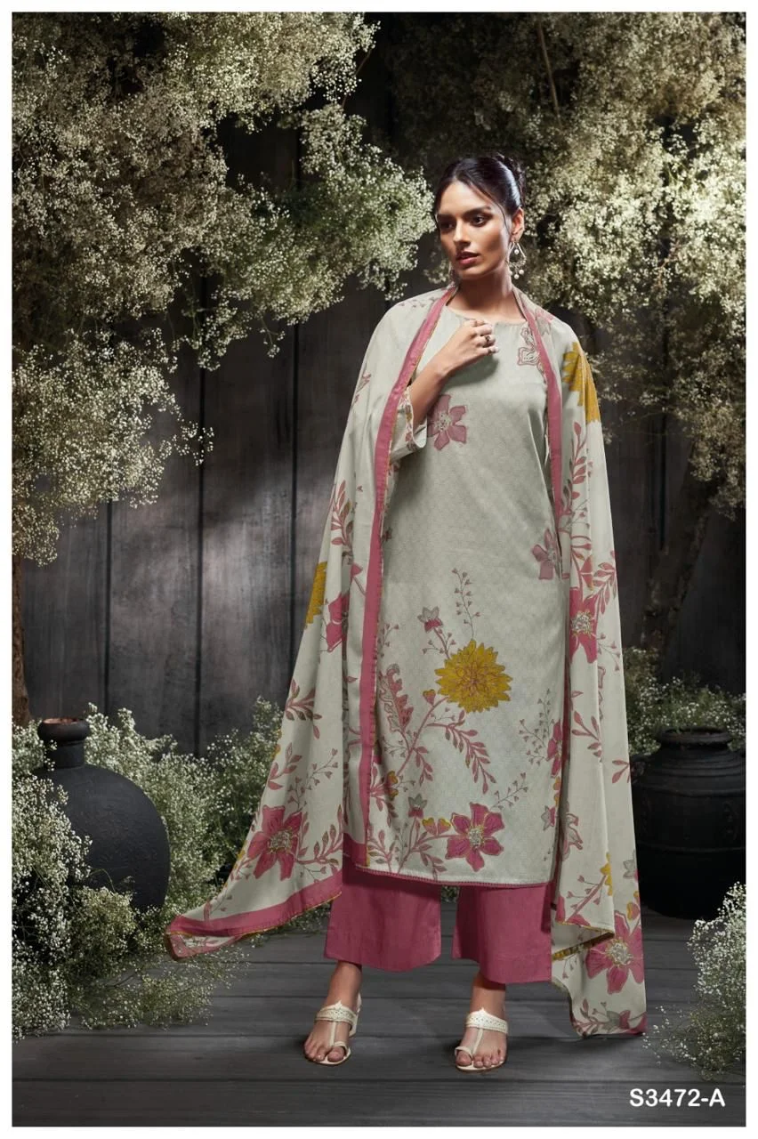 Ganga nimrit 3472 ladies designer suit