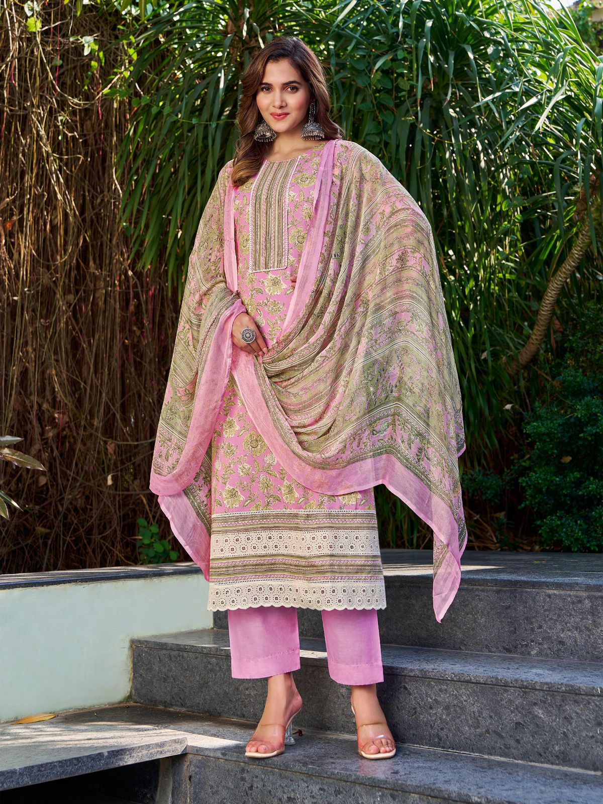 Ibiza amara 2 ladies embroidery suit