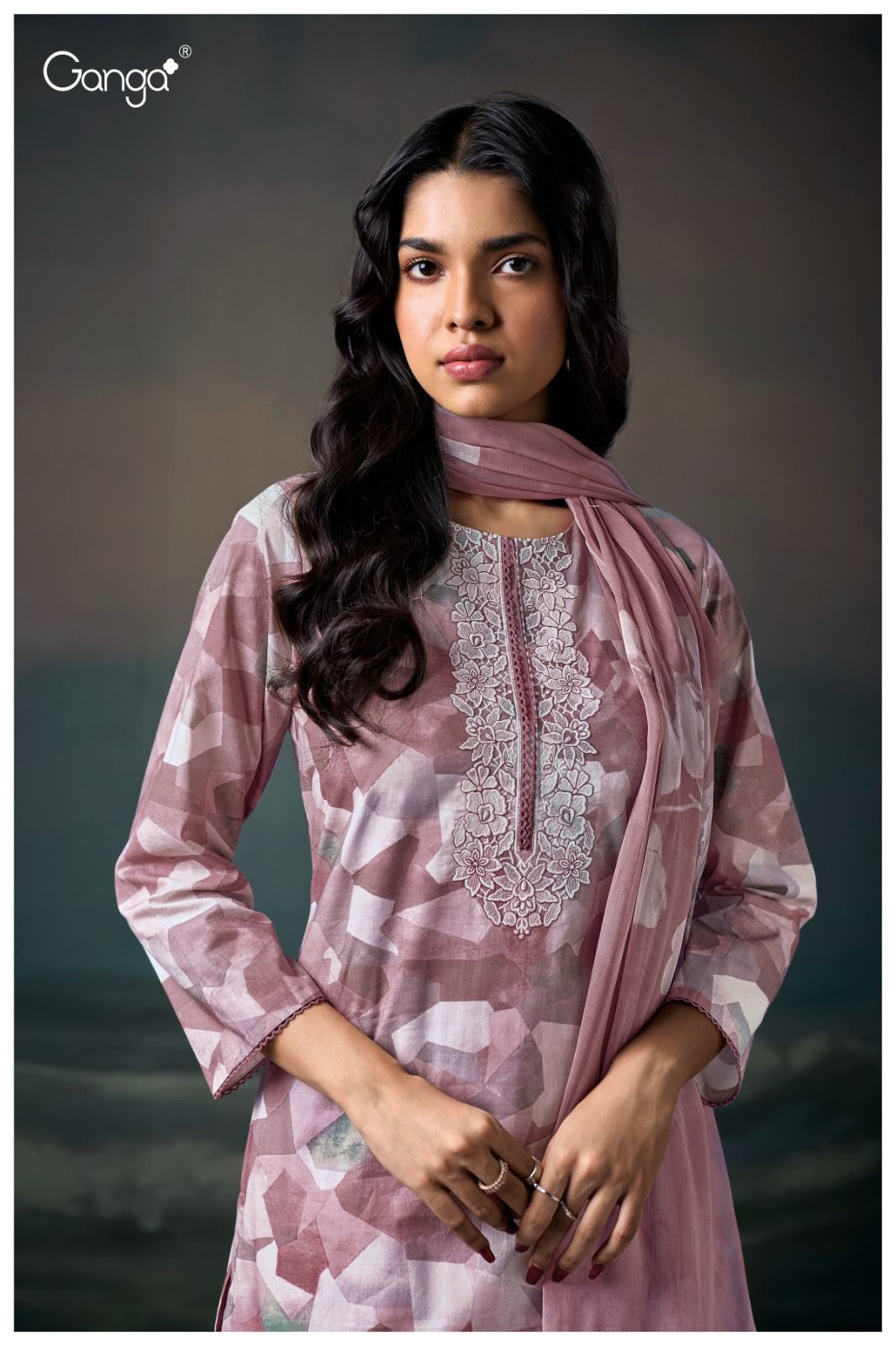 Ganga aarvika 3587 ladies wholesaler suit n manufacturing supplier