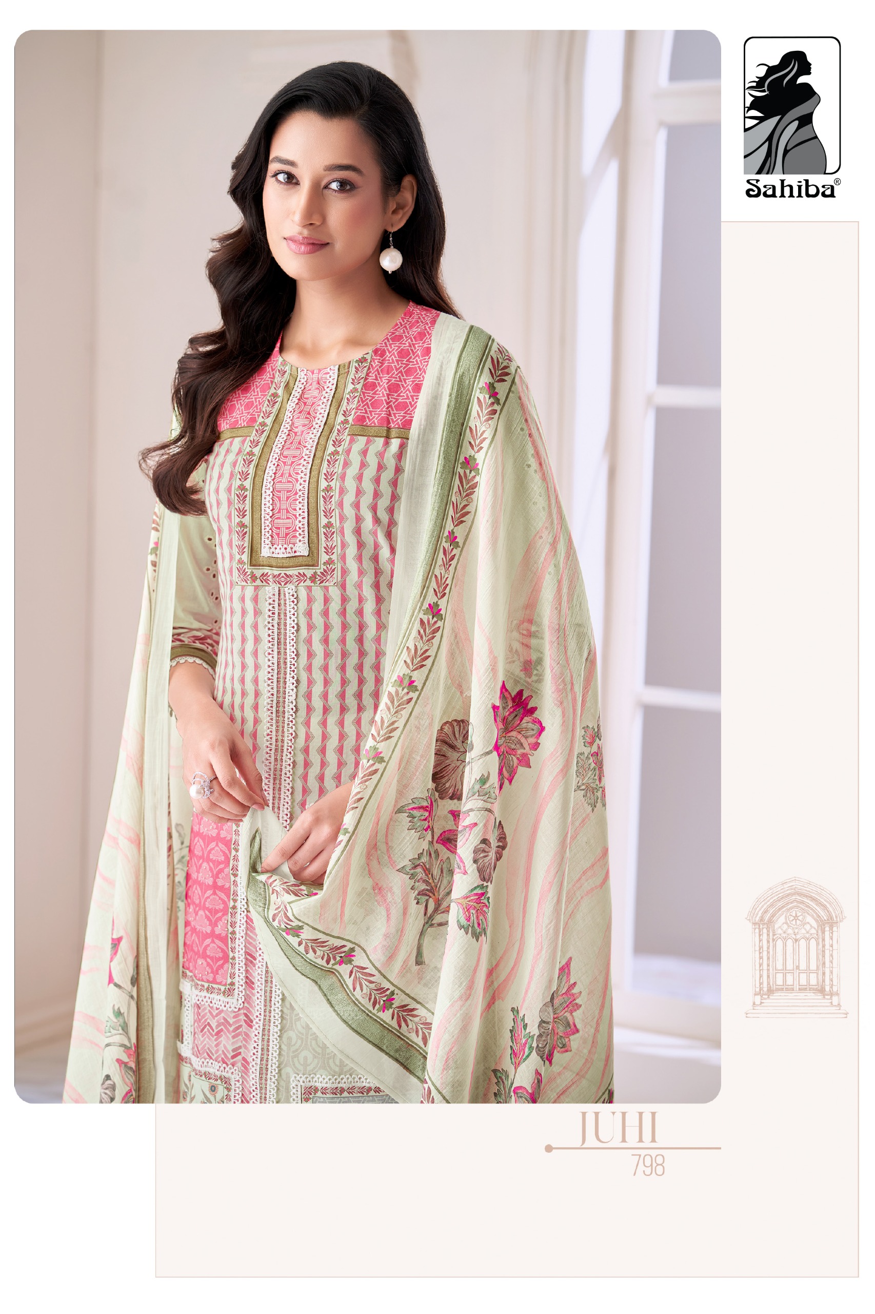 Sahiba juhi cotton lawn suit