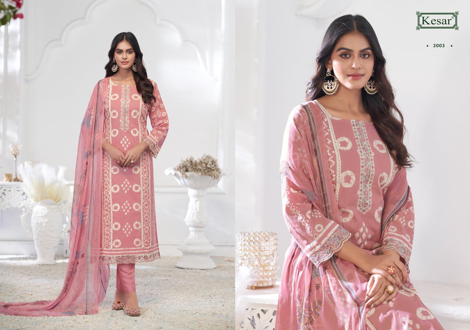 Kesar rose 5 ladies cambric suits