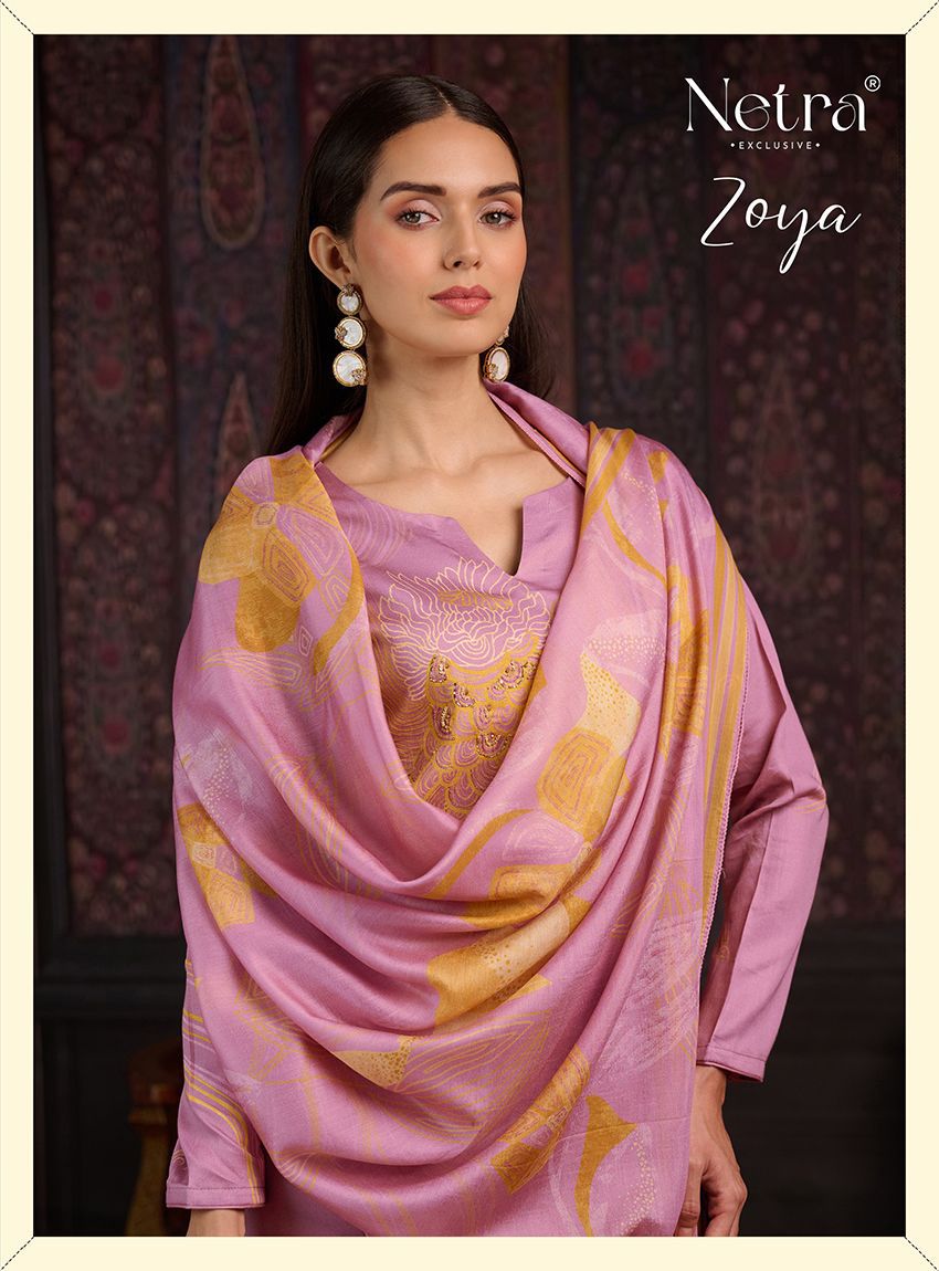 Netra zoya premium cotton suit
