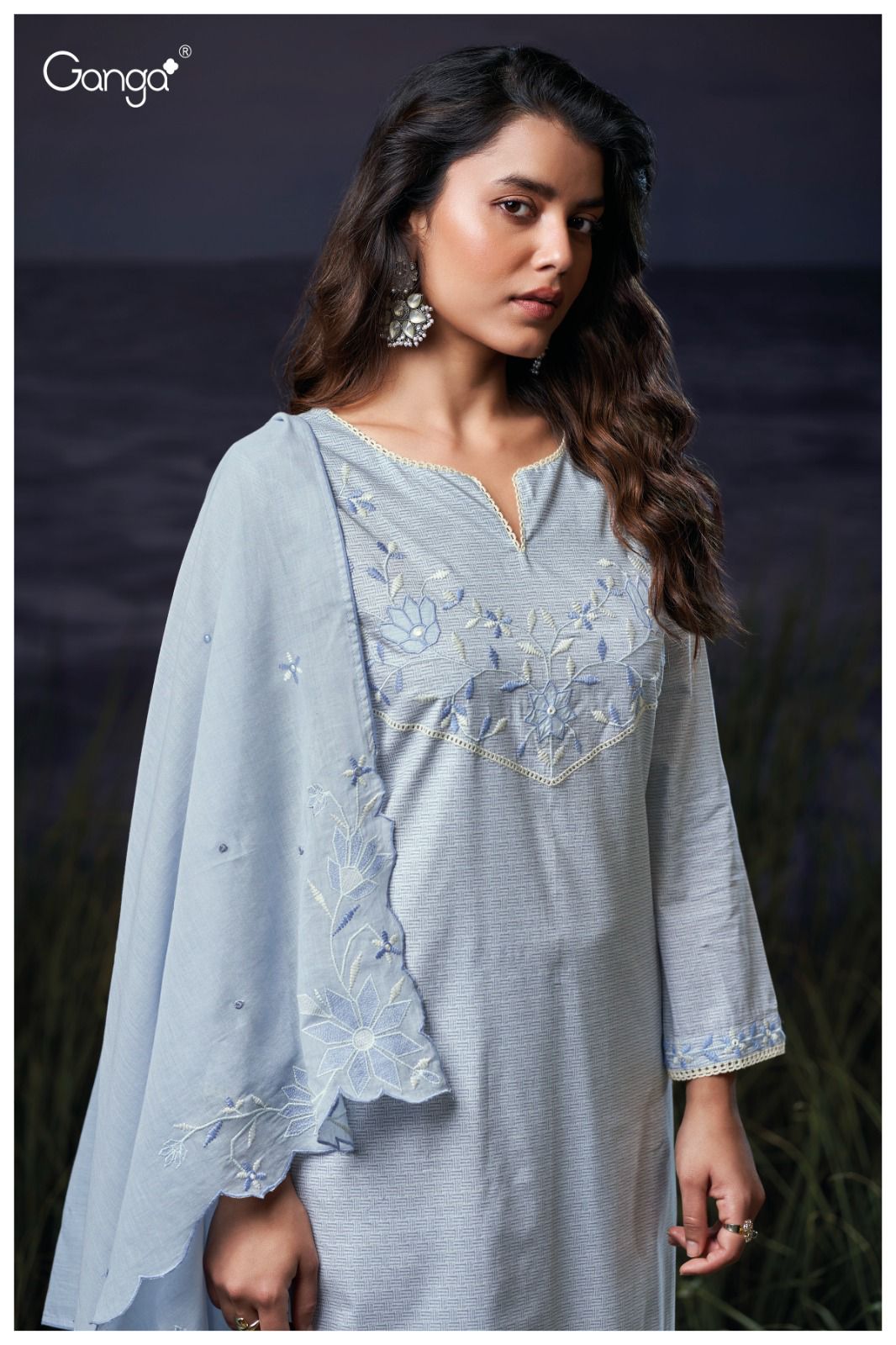 Ganga aavreen 3525 ladies wholesaler suit n manufacturing supplier