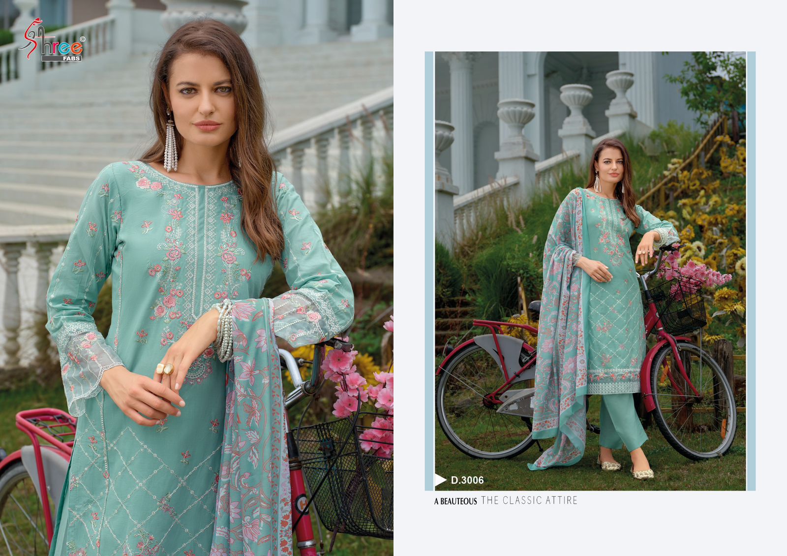 Shree tasrif premium embroiderd vol 3 ladies suits