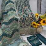 Anahi Handmade Organza Suit  – Pakistani Original Designer Wear