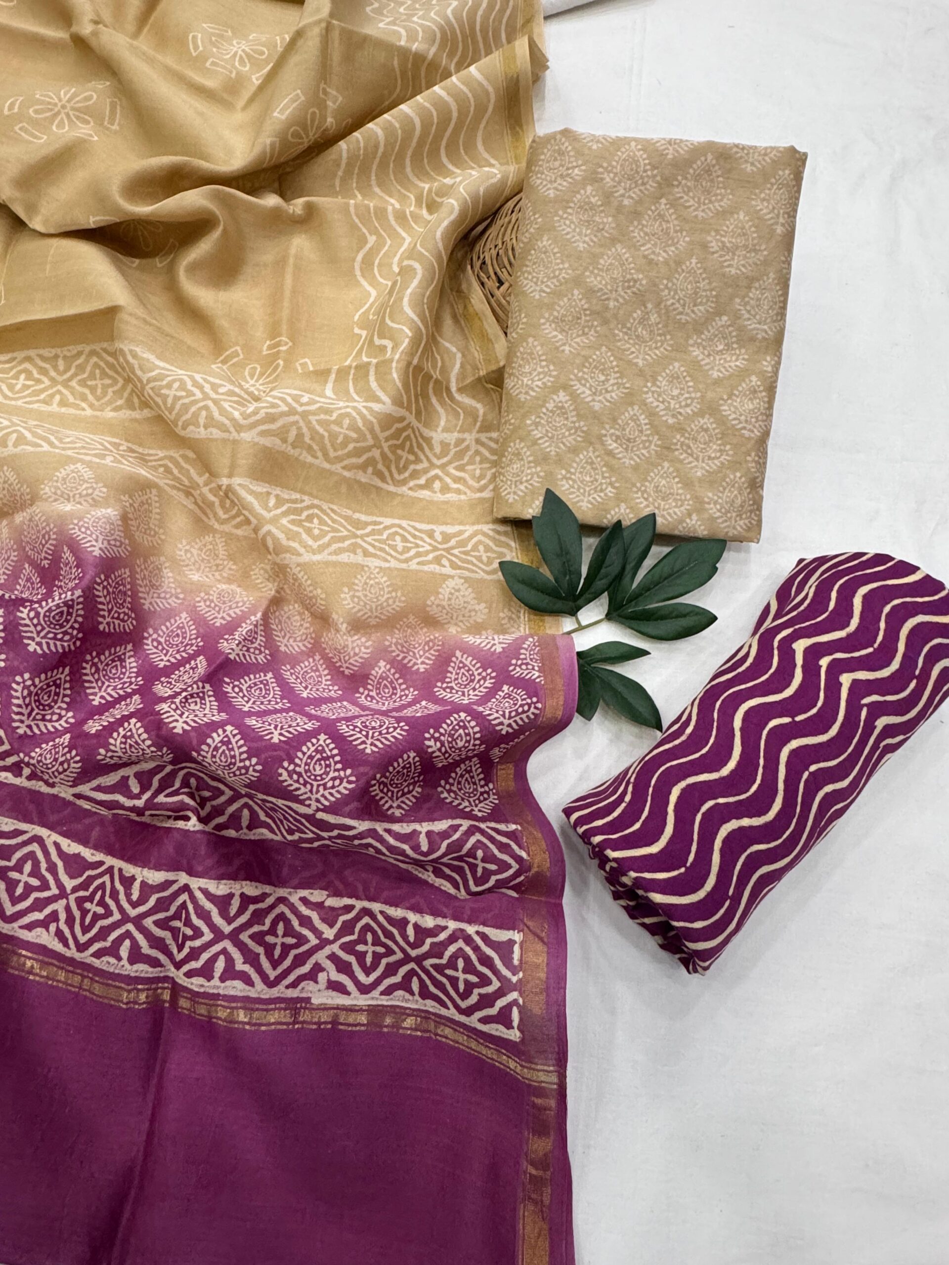 Exclusive Chanderi Silk Suit Set