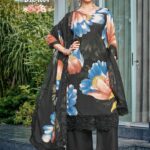 Black Muslin Suit set