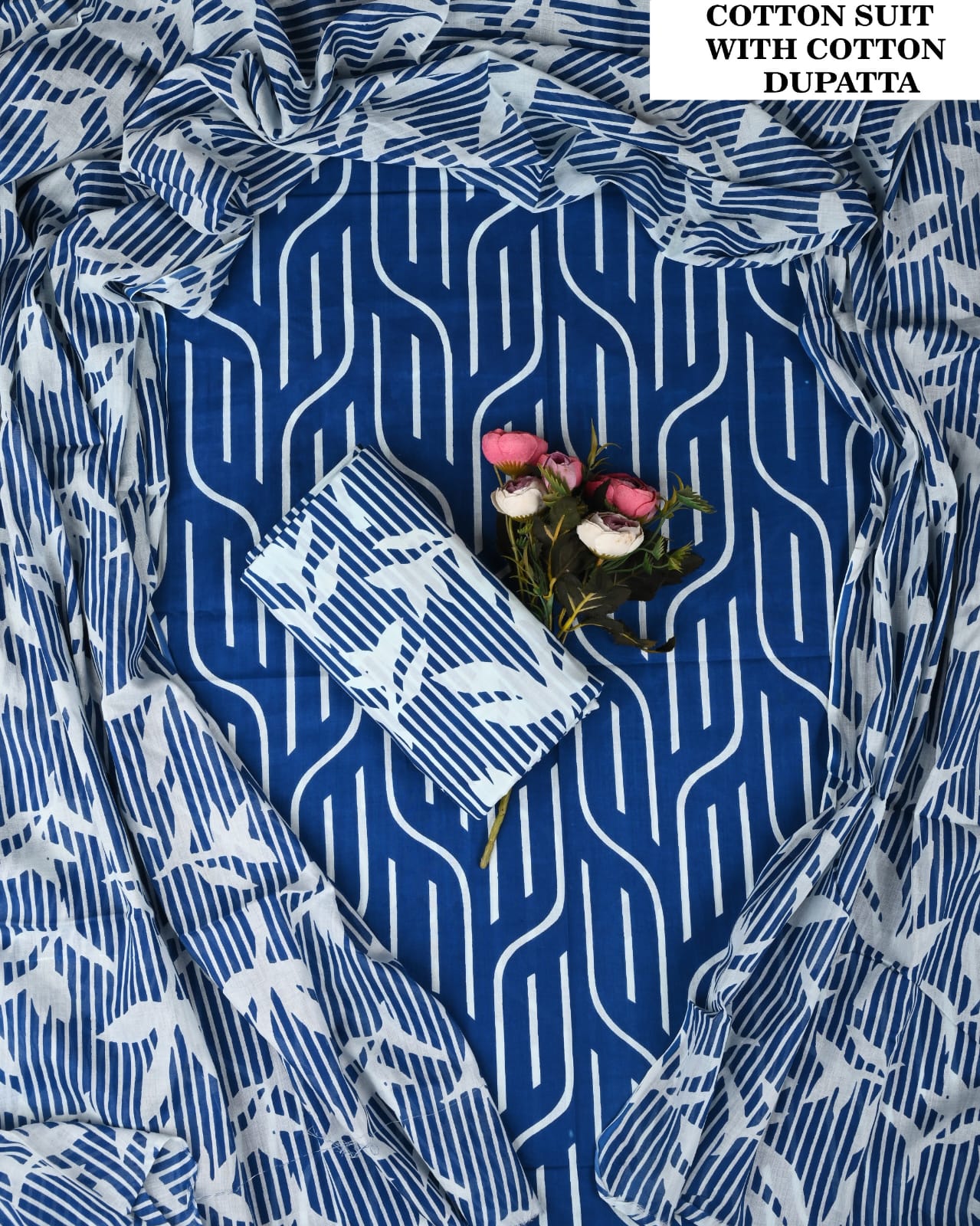 Hand Block Printed Cotton Suit