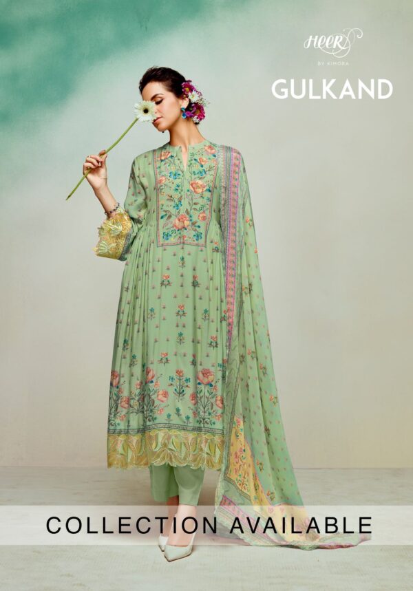 Kimora Gulkand Muslin Suit