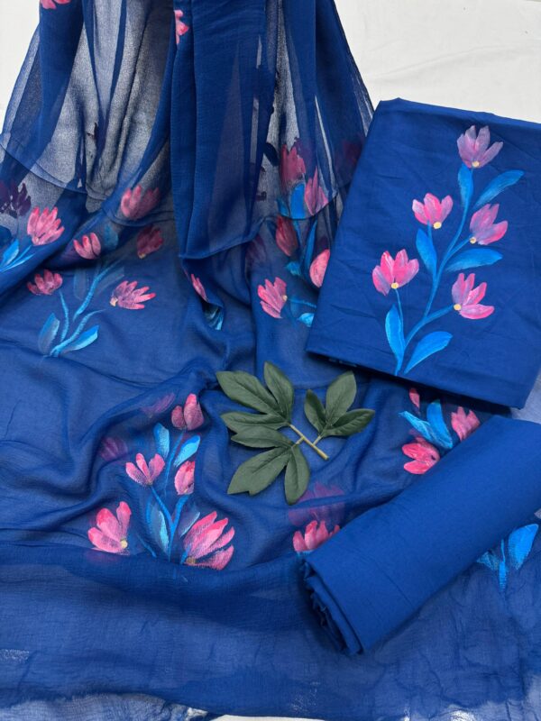Hand-Painted Cotton Suit