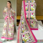 Muslin Suit Set With Dupatta