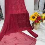 Embroidered Georgette Suit