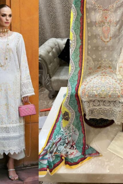 Shree Chikankari Cotton Suit