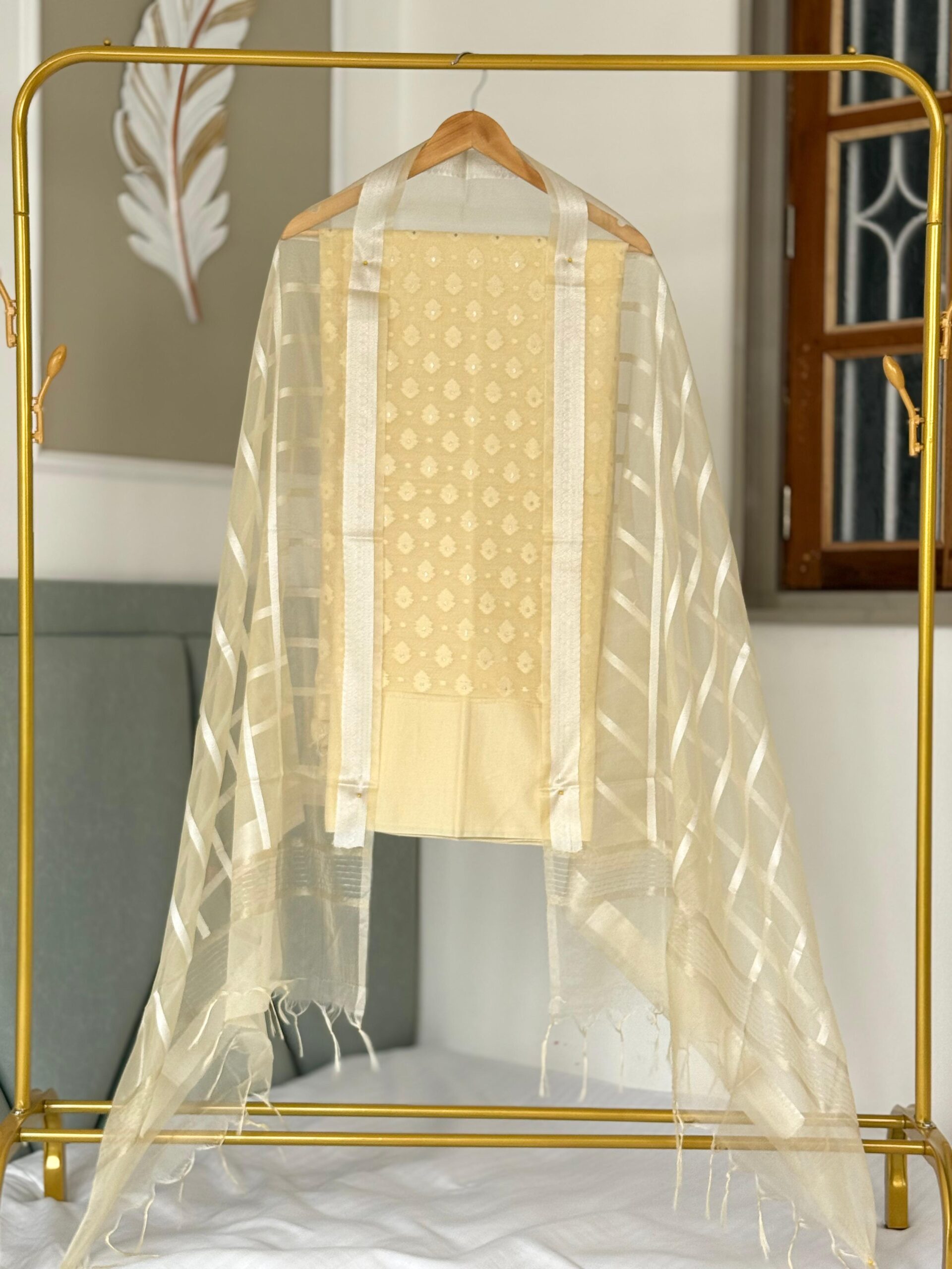 Banarasi Mal Chanderi Suit Set