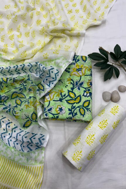 Jaipuri Cotton Suit Set