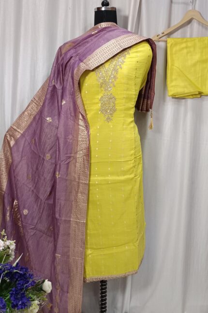 Banarasi Shimmer Suit