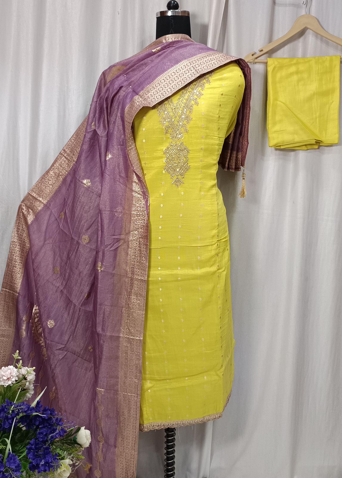 Banarasi Designer Suit Set
