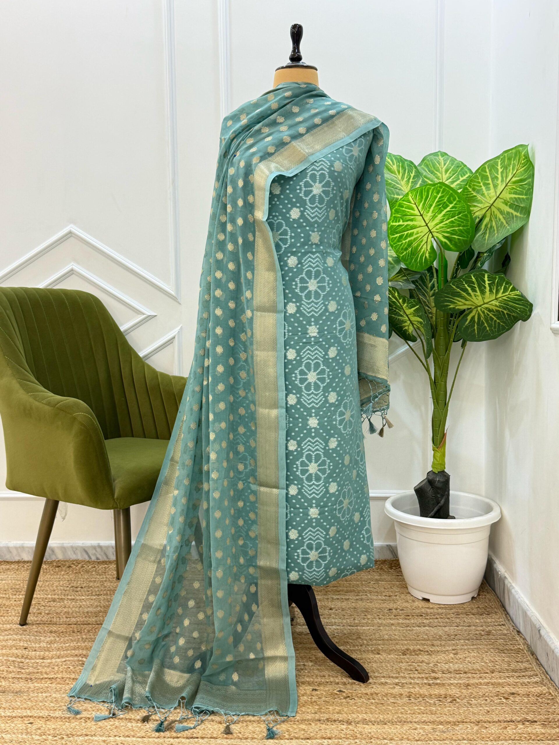 Exclusive Festive Banarasi Suit Set