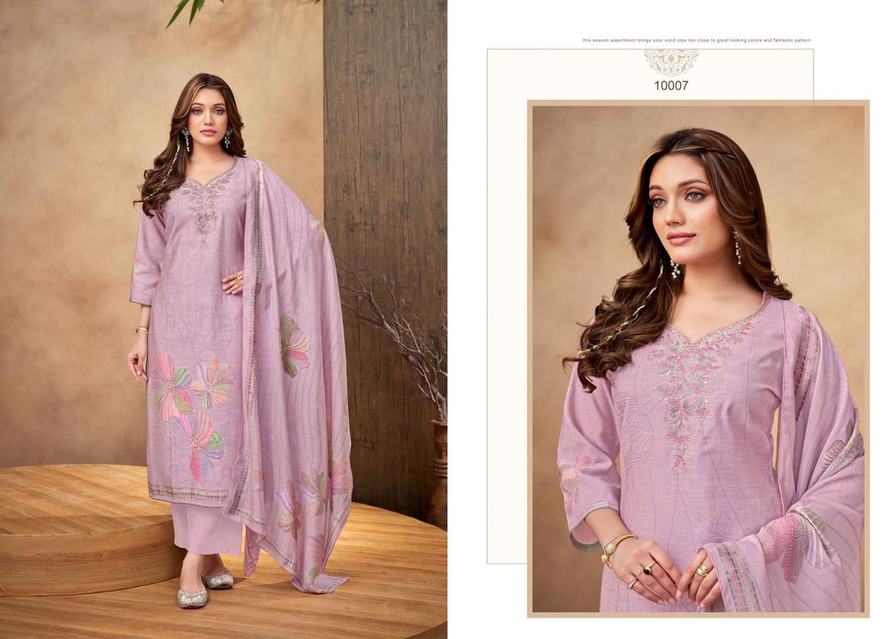 Linen Silk Once Again by Salvi Fashion