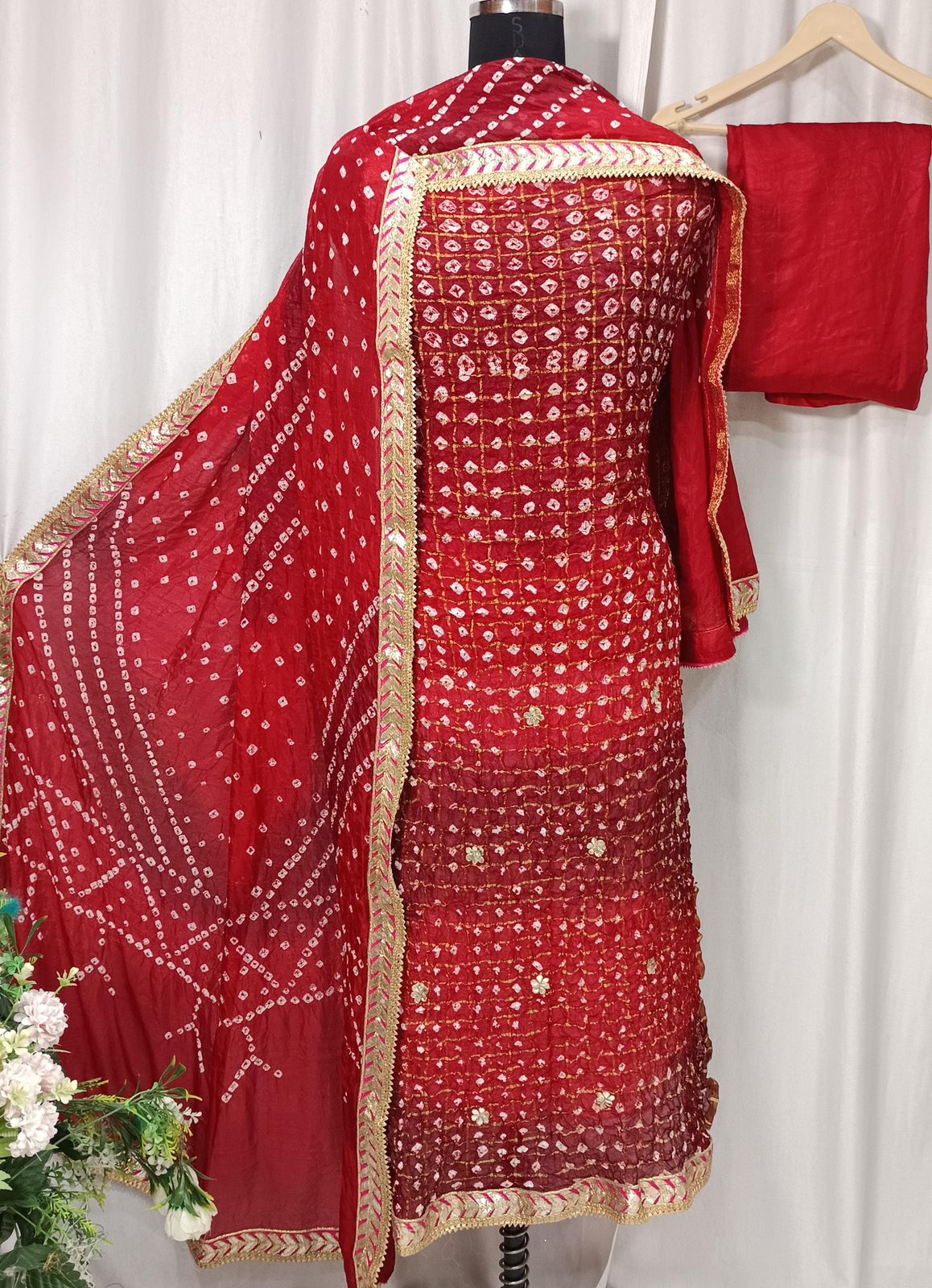 Pure Bhadhani Gota Work Suit Set