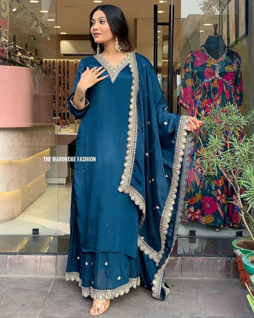 Festival Collection 2025 – Multicolor Roman Satin