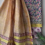 Maheshwari Silk Hand Block