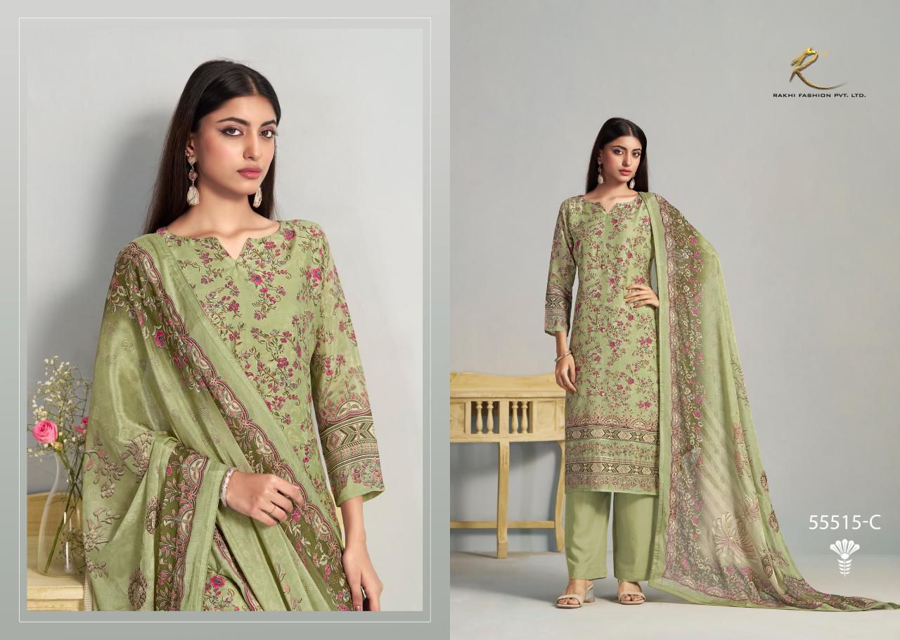 Rakhi Ethnic Silky Designer Suit