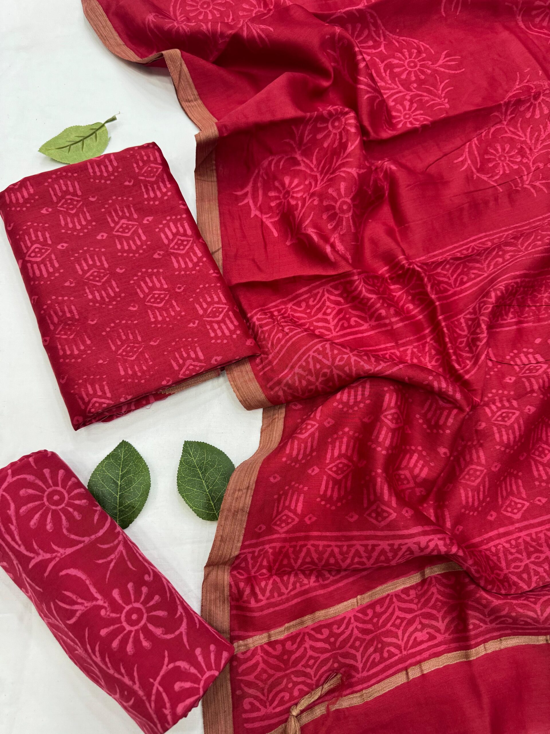 Exclusive Maheshwari Silk Suit