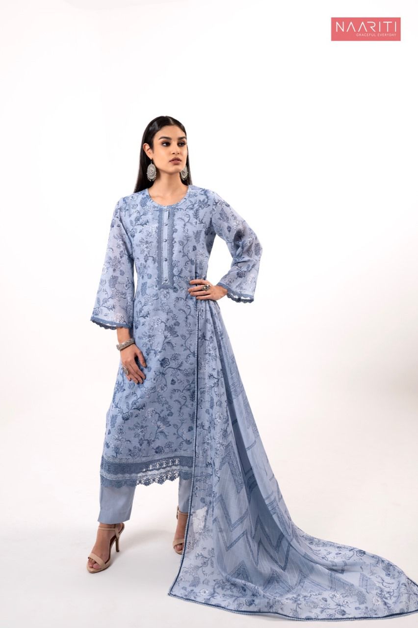 Naariti Ivy – Printed Linen Suit