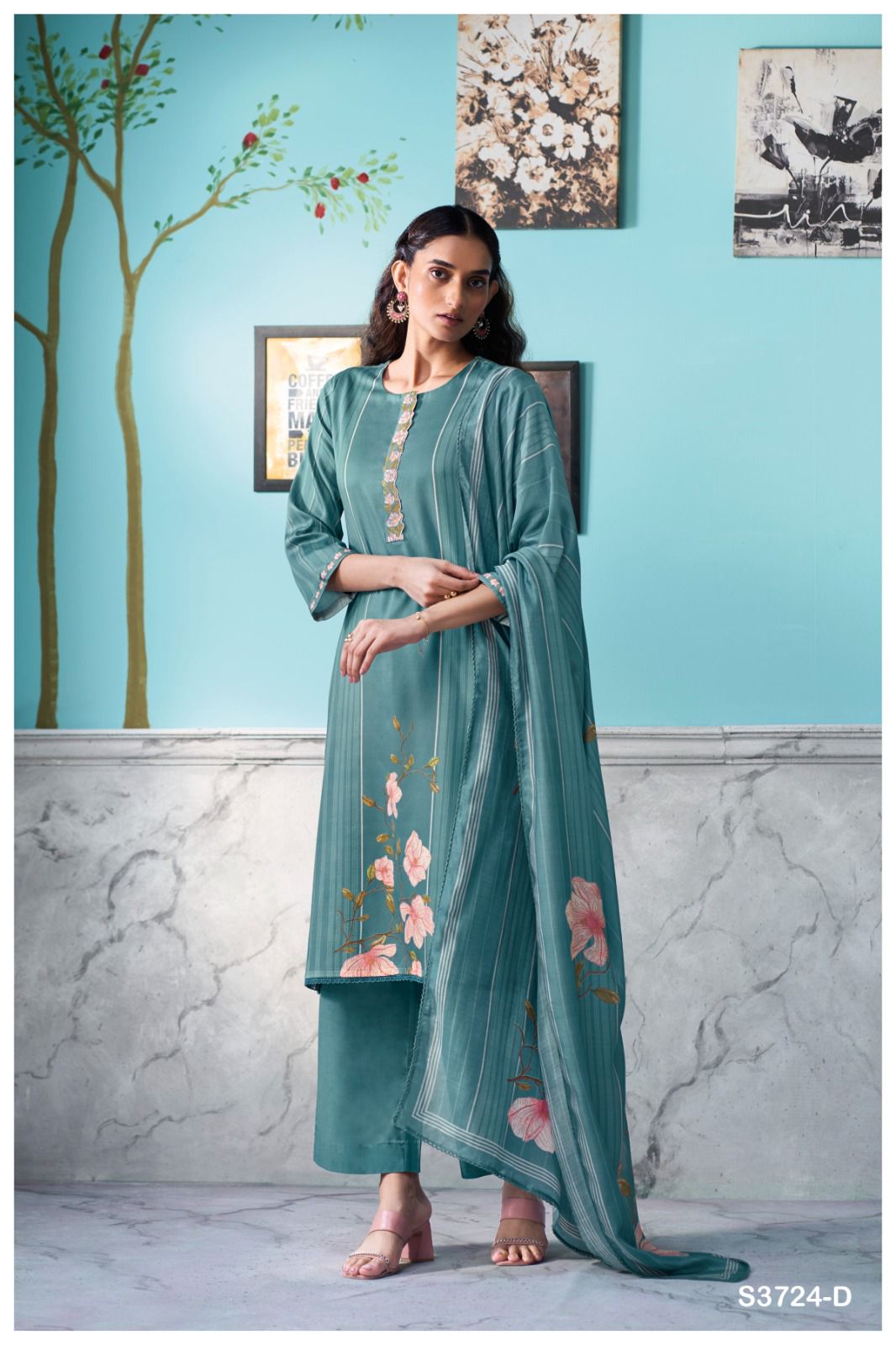 Ganga Saffira 3724 – Premium Suit
