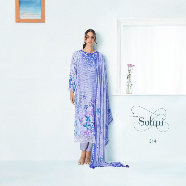 Kimora Muslin Designer Suits