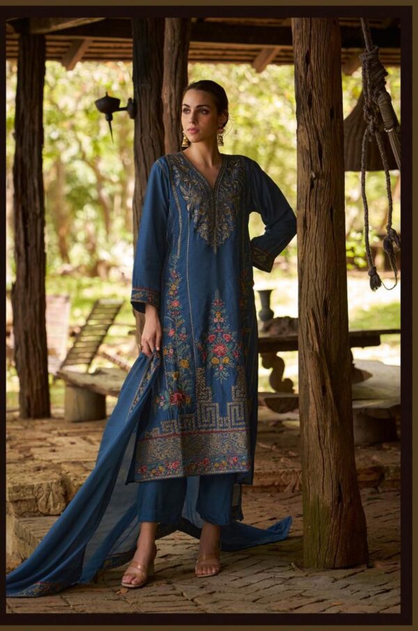 Premium Silk Embroidered Suits