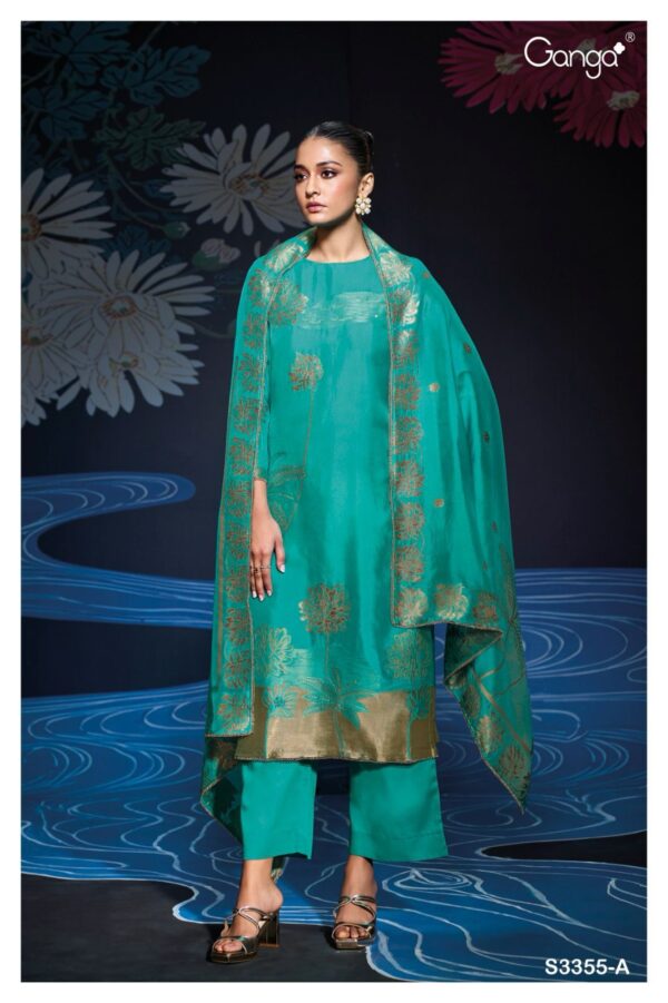 Ganga Woven Silk Suits
