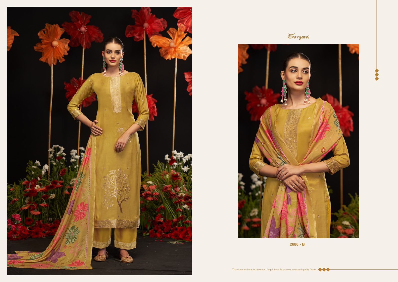 Khushali Muslin Suits – by Sargam Prints