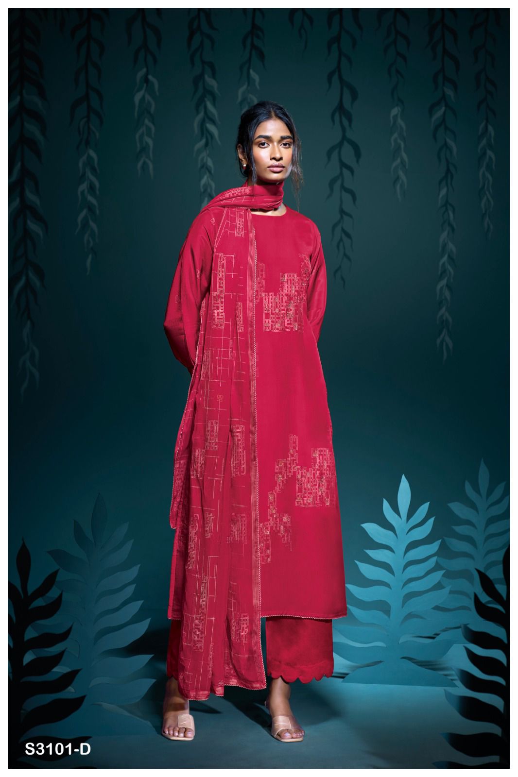 Ganga Upasana 3101 – Designer Suits
